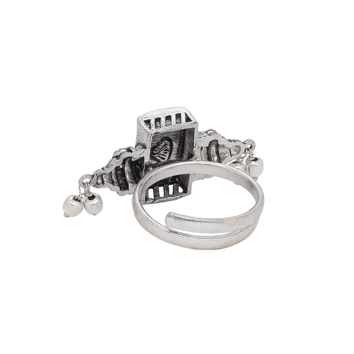 Gwalior Enameled Statement Ring - Image 6