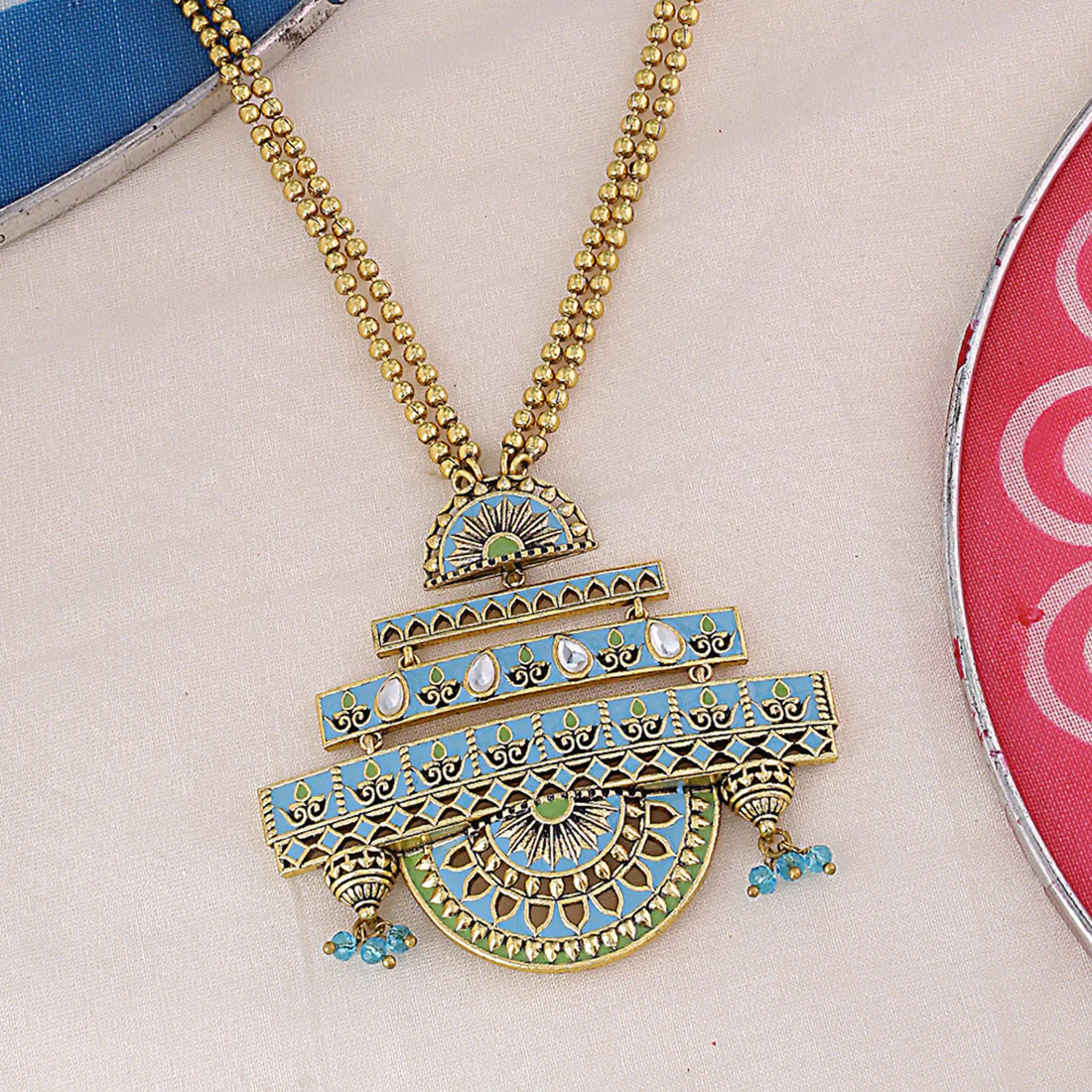 Gwalior Half-Dome Statement Necklace