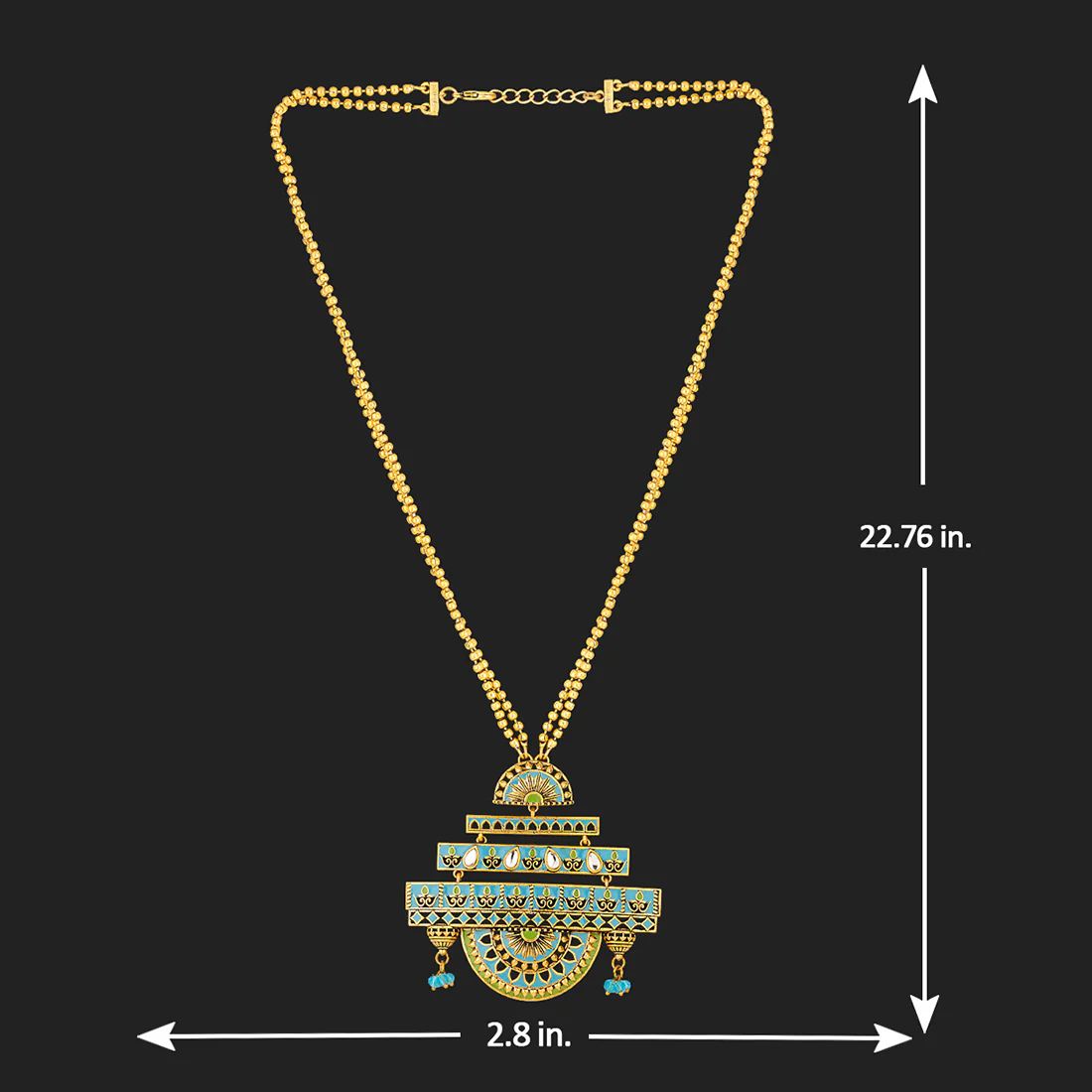 Gwalior Half-Dome Statement Necklace - Image 6