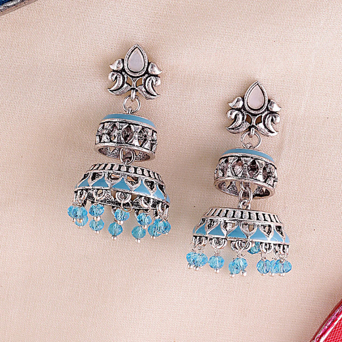 Gwalior Layered Jhumka Earrings