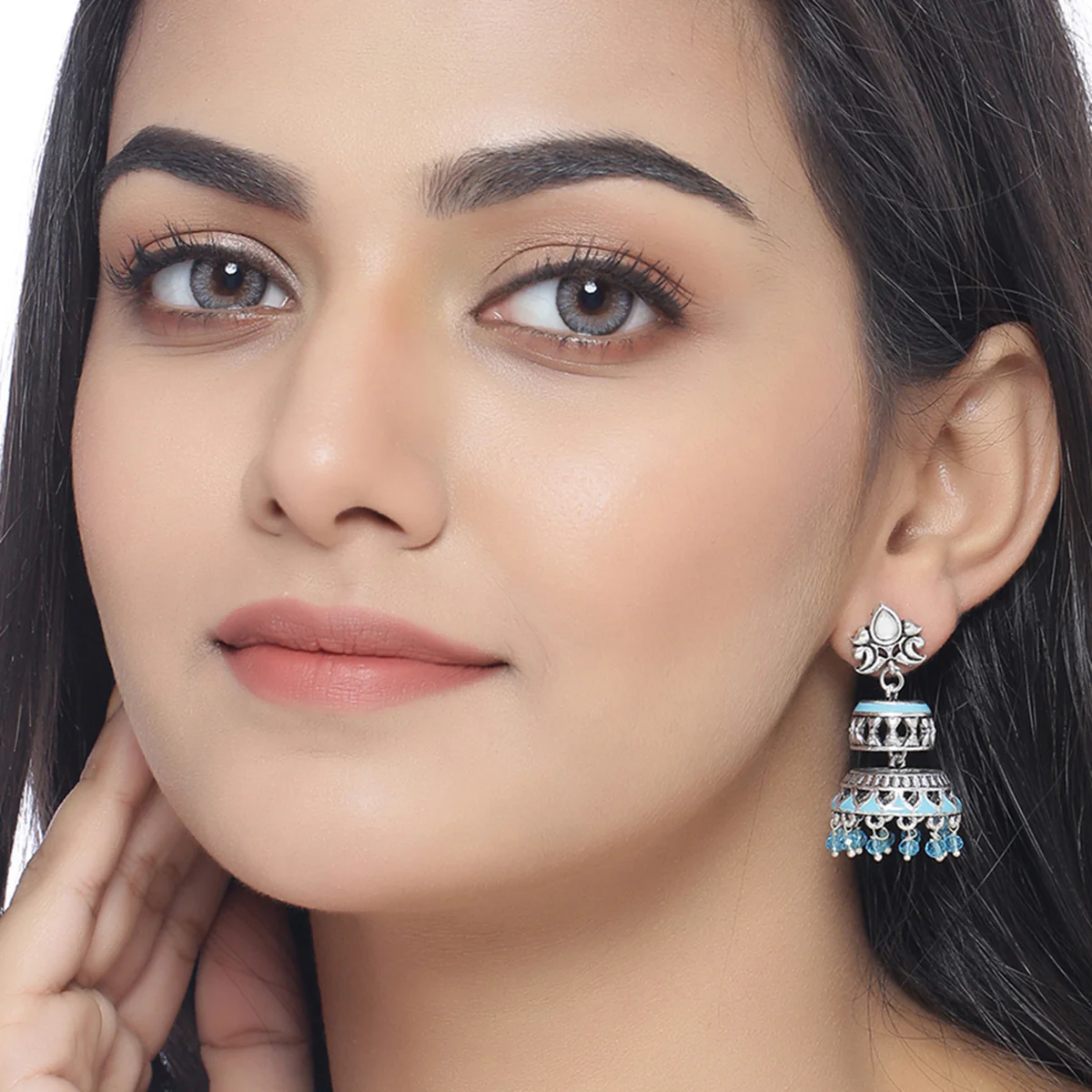 Gwalior Layered Jhumka Earrings - Image 2