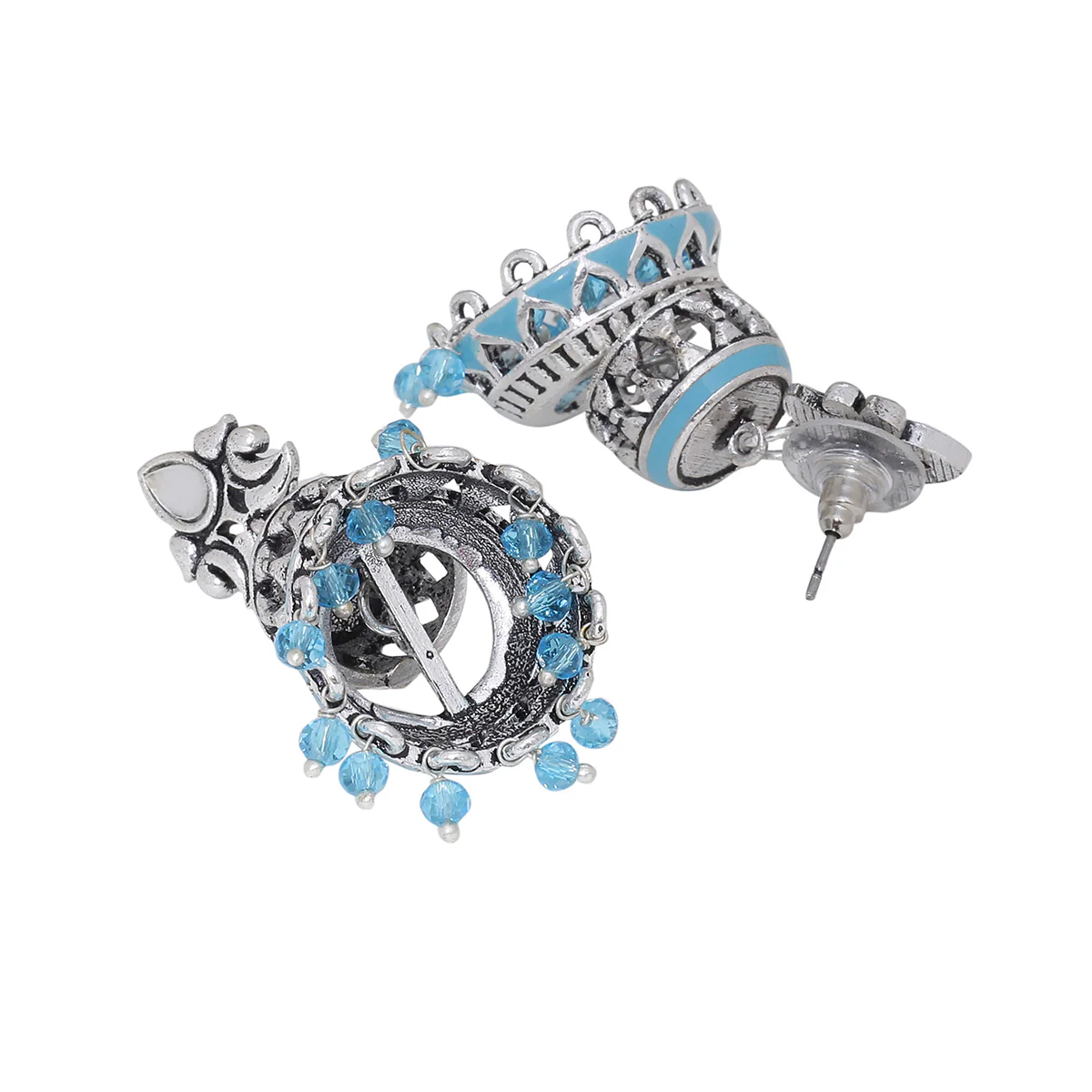 Gwalior Layered Jhumka Earrings - Image 4