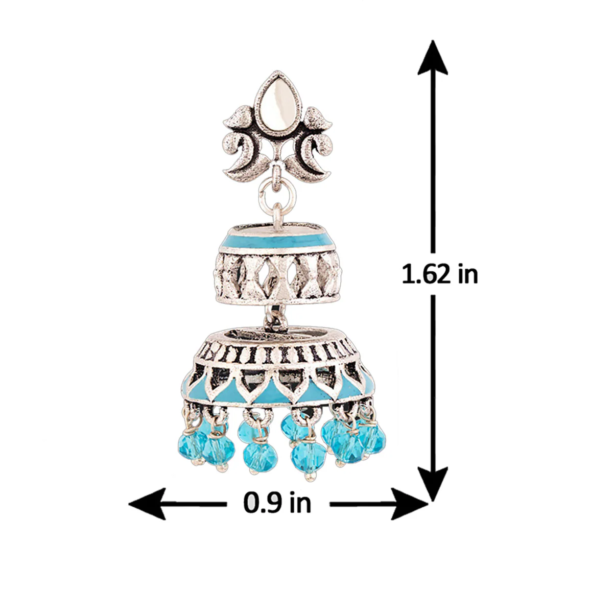 Gwalior Layered Jhumka Earrings - Image 5