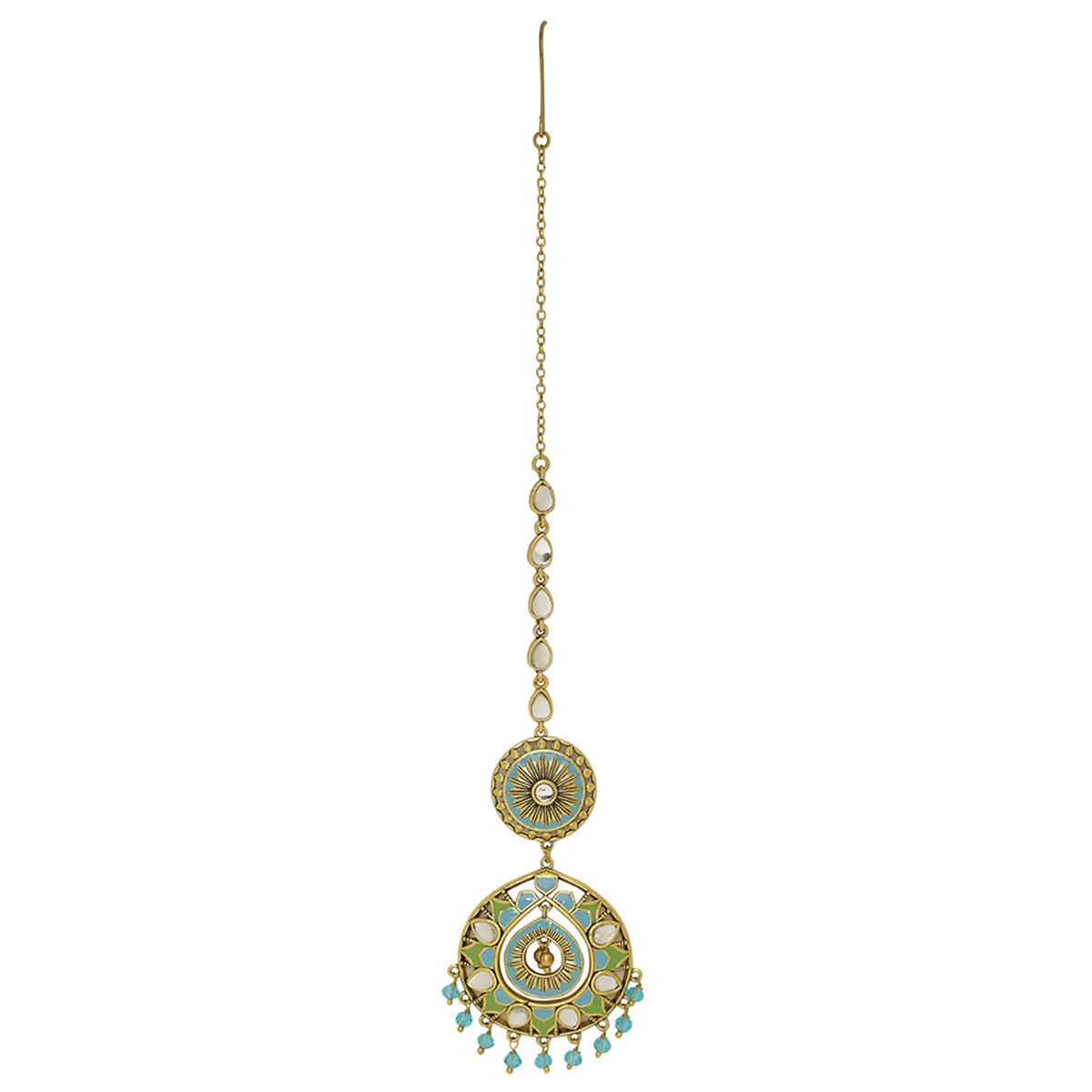 Gwalior Long Drop Sahara Earrings - Image 3