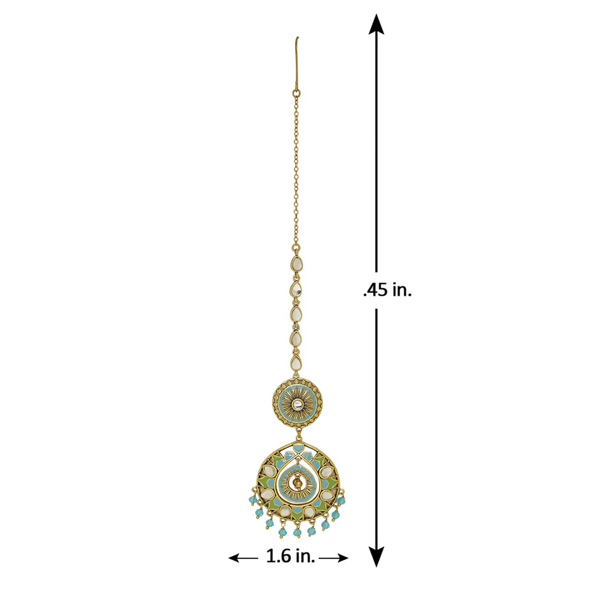 Gwalior Long Drop Sahara Earrings - Image 5
