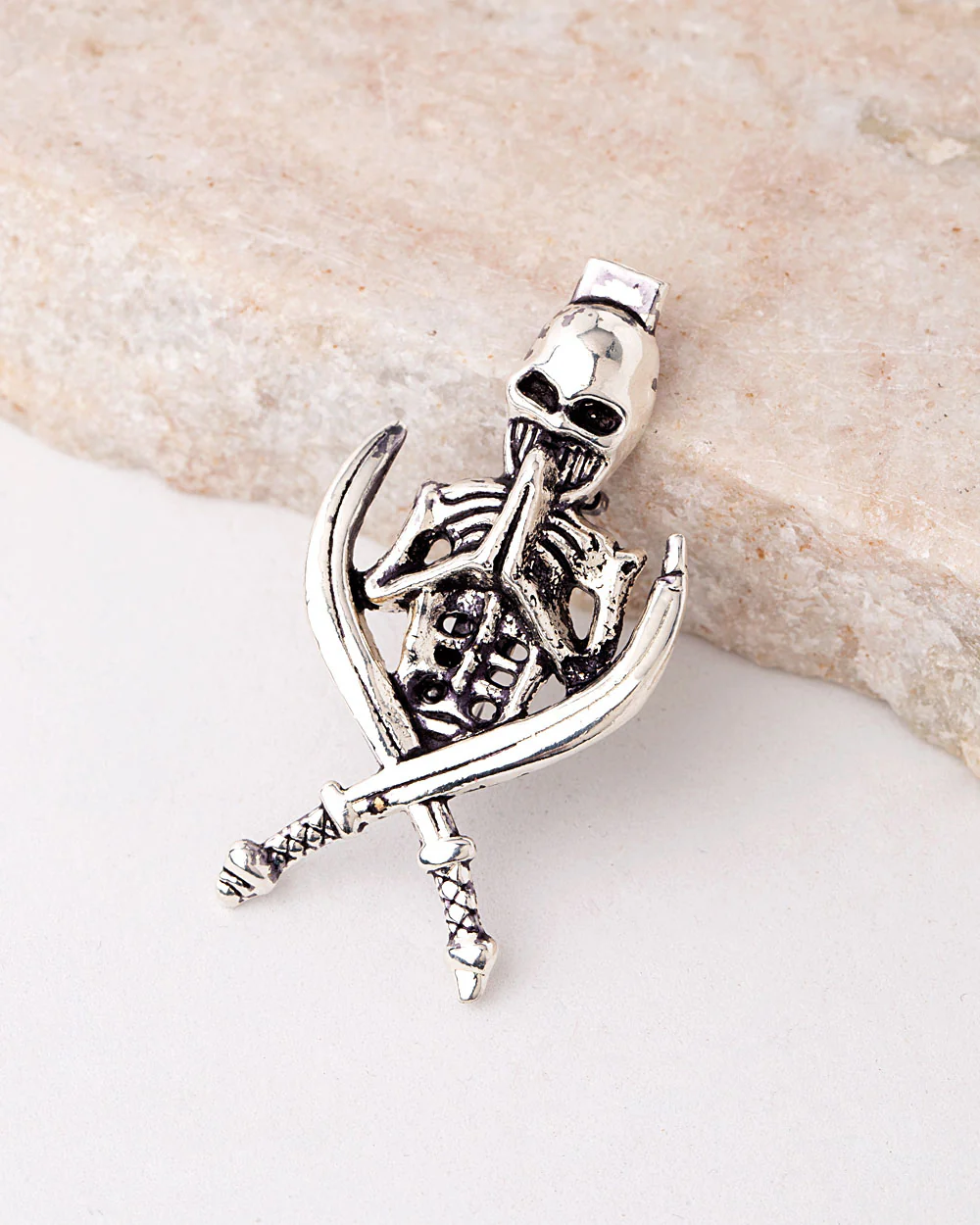 Halloween Collection Daggers and Skull Brooch