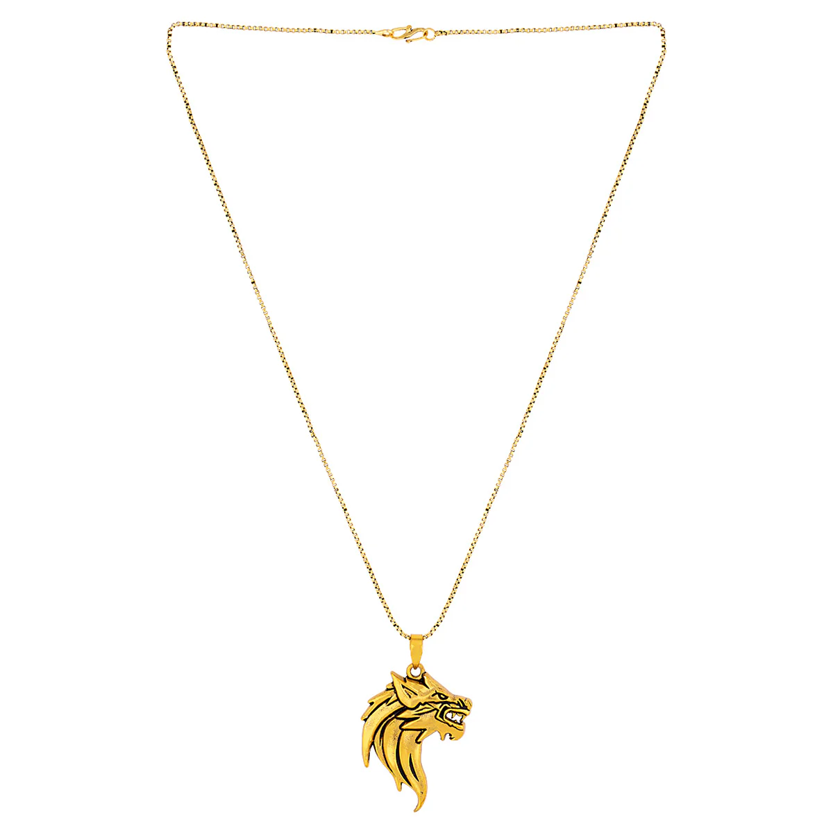 Halloween Collection Men's Wolf Head Pendant - Image 4