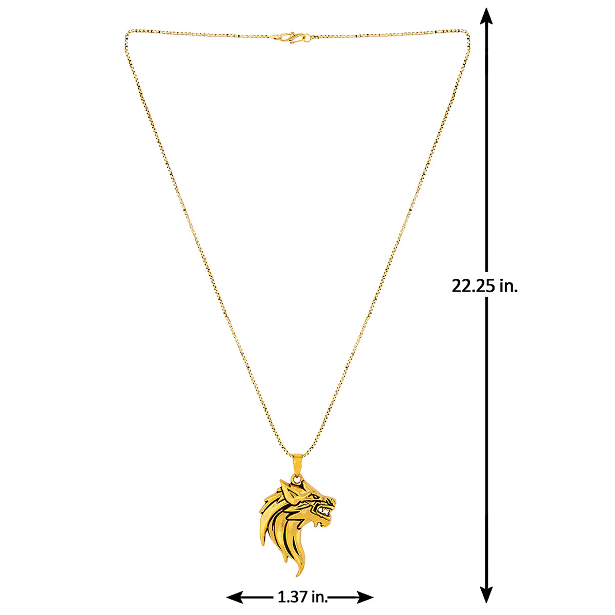 Halloween Collection Men's Wolf Head Pendant - Image 6