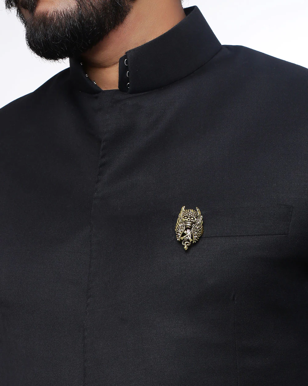 Halloween Collection Skull and Bones Brooch - Image 4