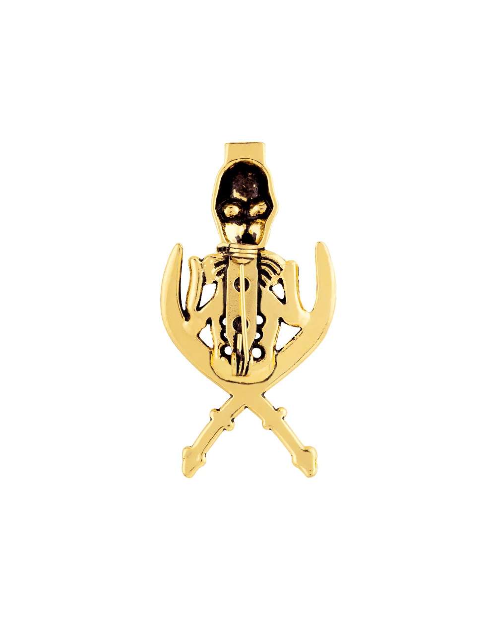 Halloween Collection Skull and Swords Brooch - Image 4