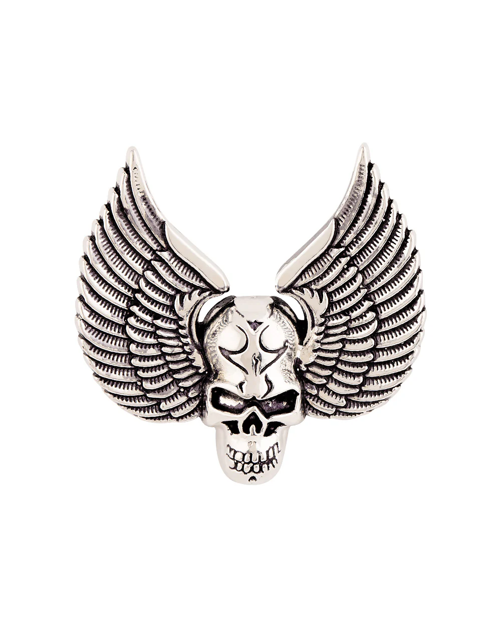 Halloween Collection Skull and Wings Brooch - Image 2