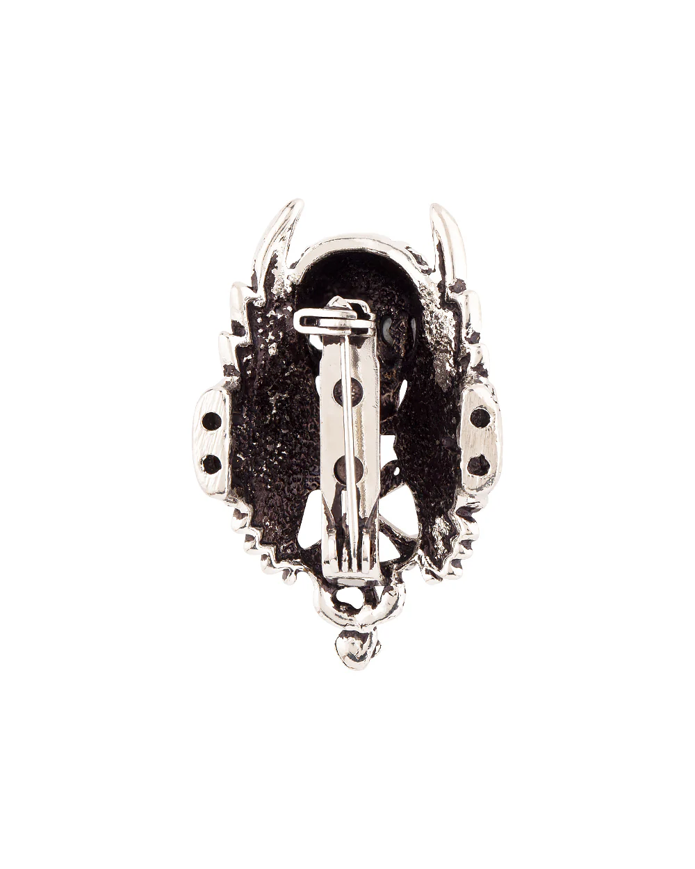 Halloween Collection Skull Bones and Wings Brooch - Image 4