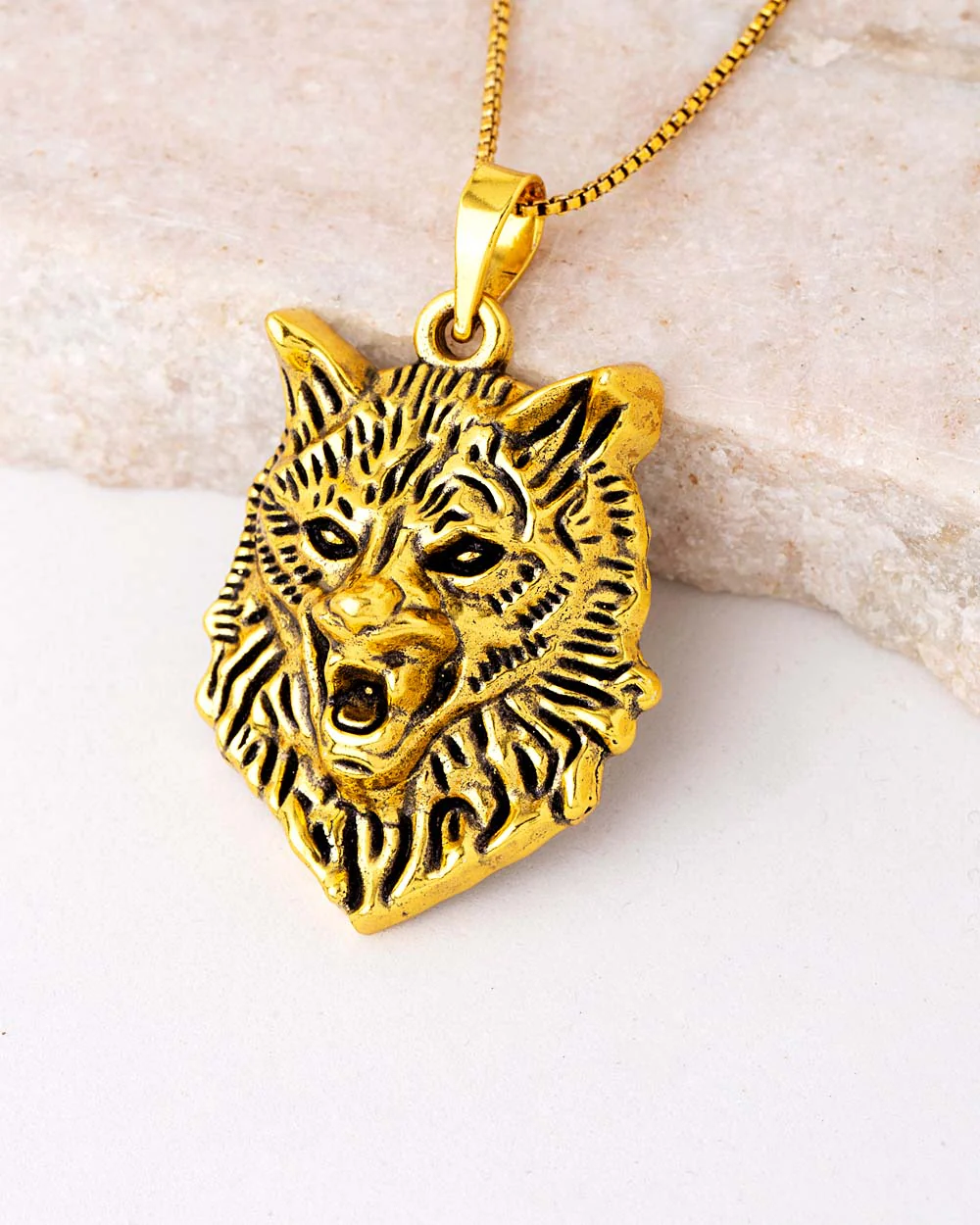 Halloween Collection Wolf Head Pendant