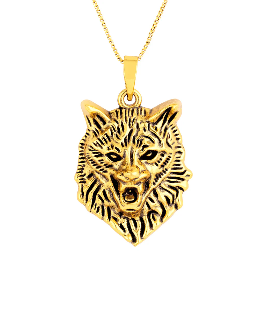 Halloween Collection Wolf Head Pendant - Image 2