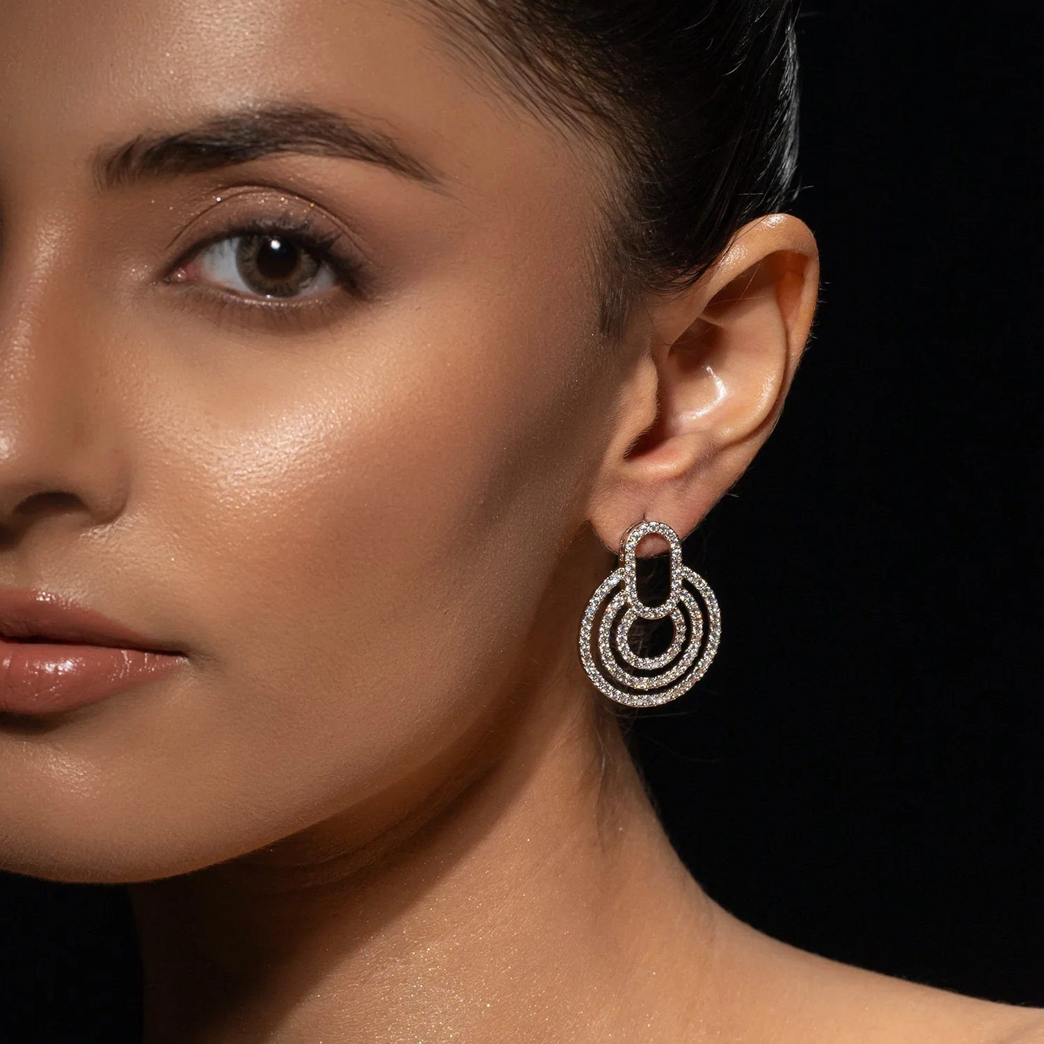 Halo Essence Aura Stud Earrings - Image 2