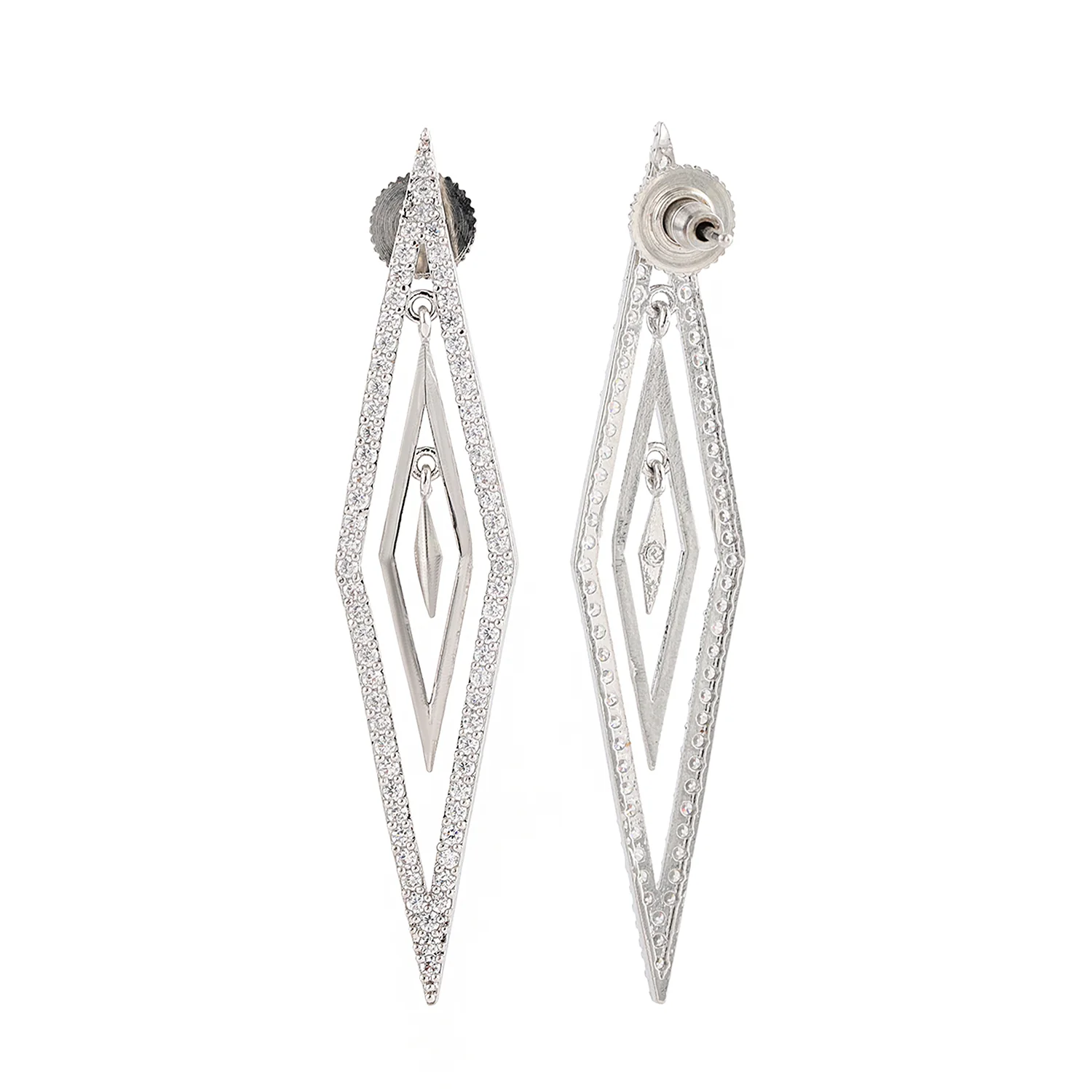 Halo Essence Rhombus Radiance Earrings - Image 3