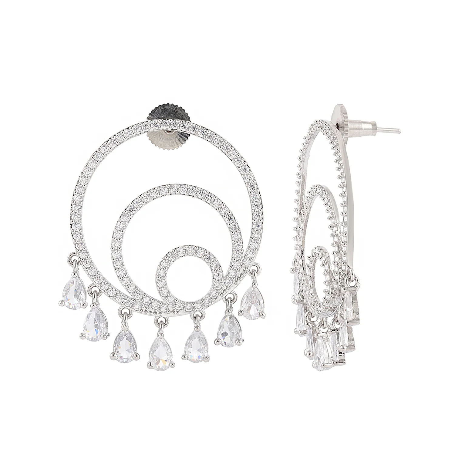 Halo Essence Ring of Light Dangler Earrings - Image 5