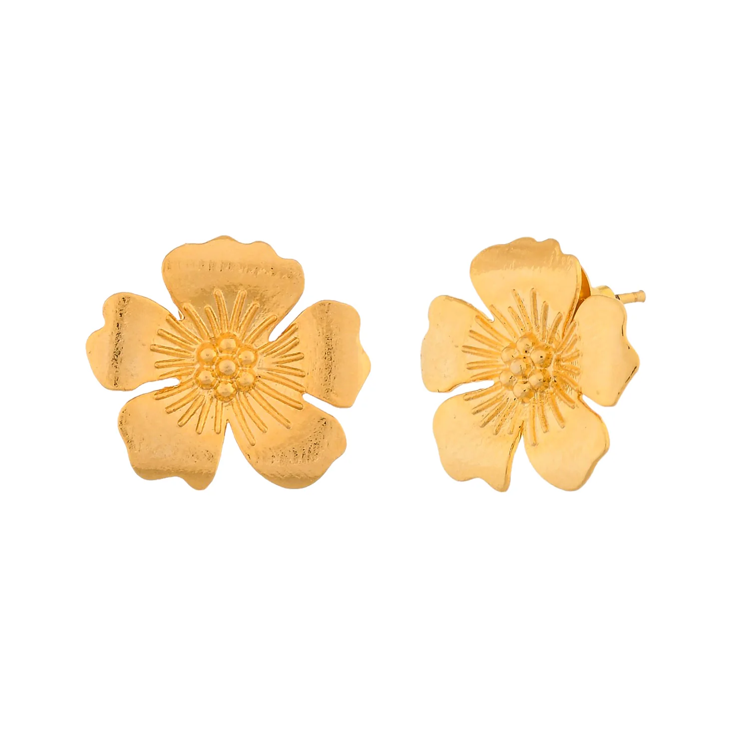 Hawaii Hibiscus Statement Studs - Image 3
