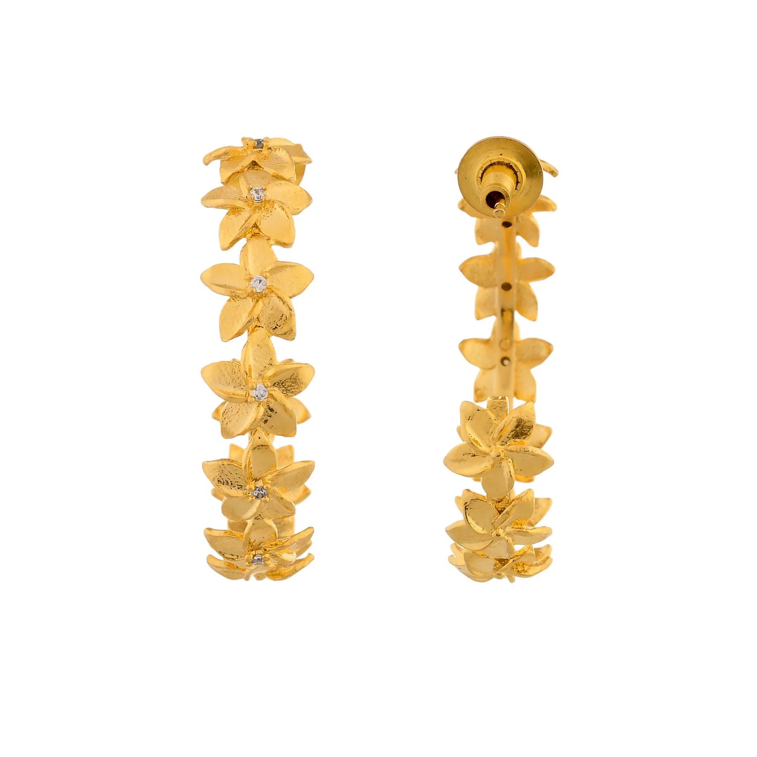 Hawaii Plumeria Hoops - Image 5