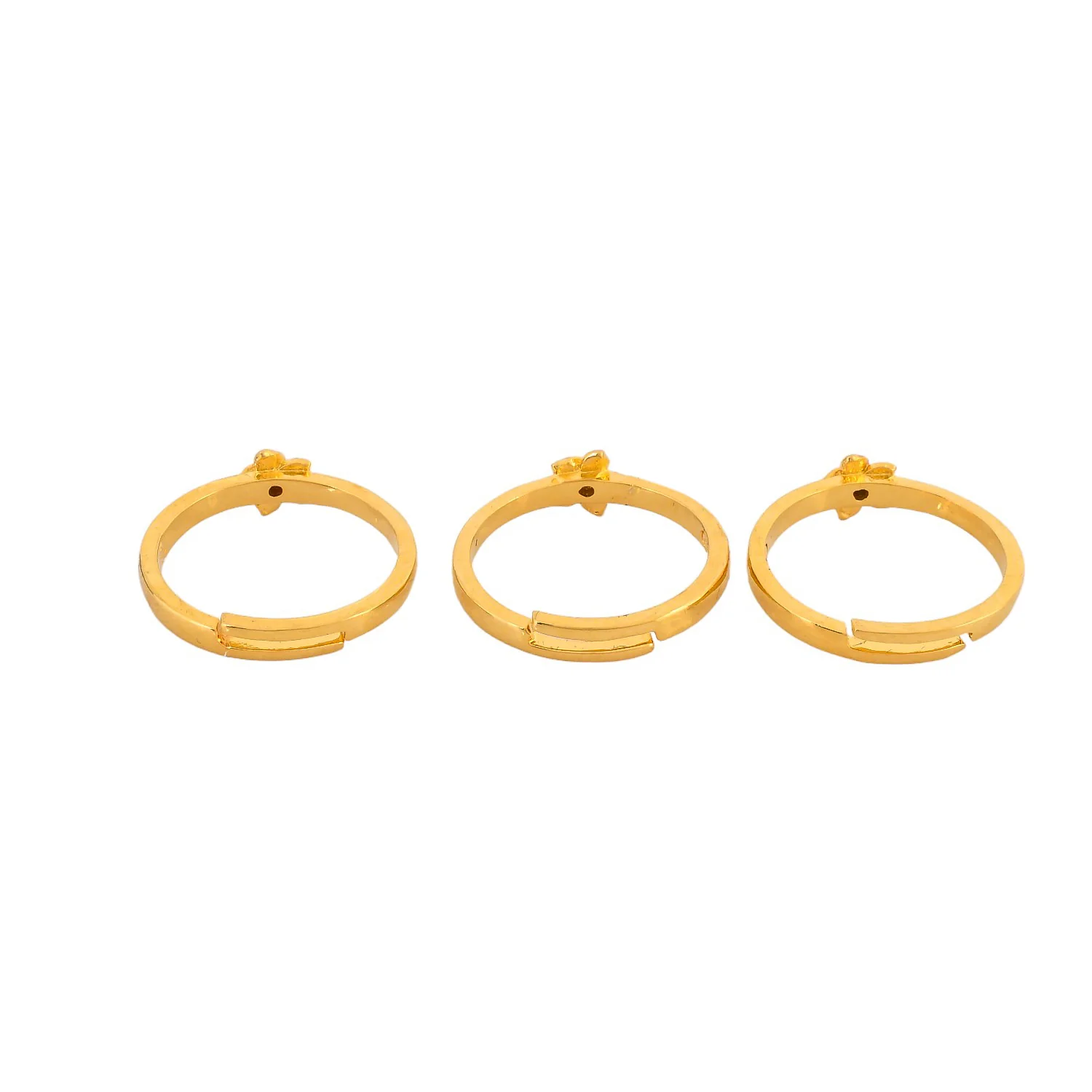 Hawaii Plumeria Stackable Rings - Image 6