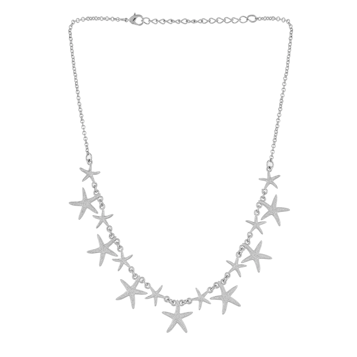 Hawaii Starfish Dangler Silver Necklace - Image 4