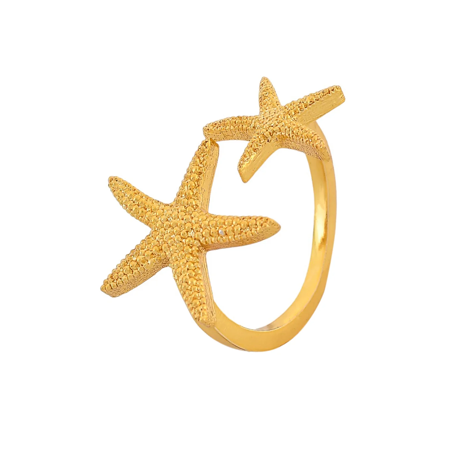 Hawaii Starfish Open Finger Ring - Image 3