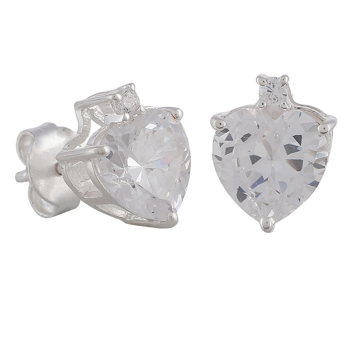 Heart-Shape Beautiful 925 Sterling Silver Pendant Set - Image 9