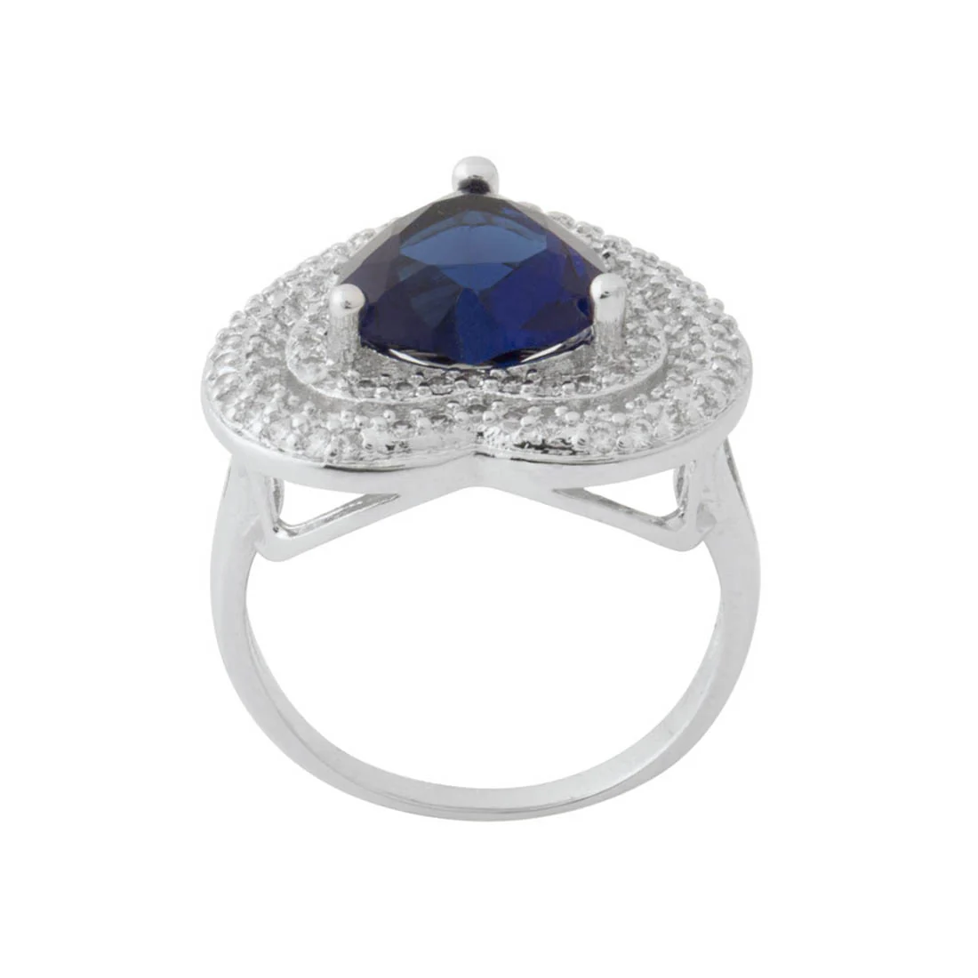 Heart Shaped Blue Stones Mixed Combo Pack Of 3 - Image 5