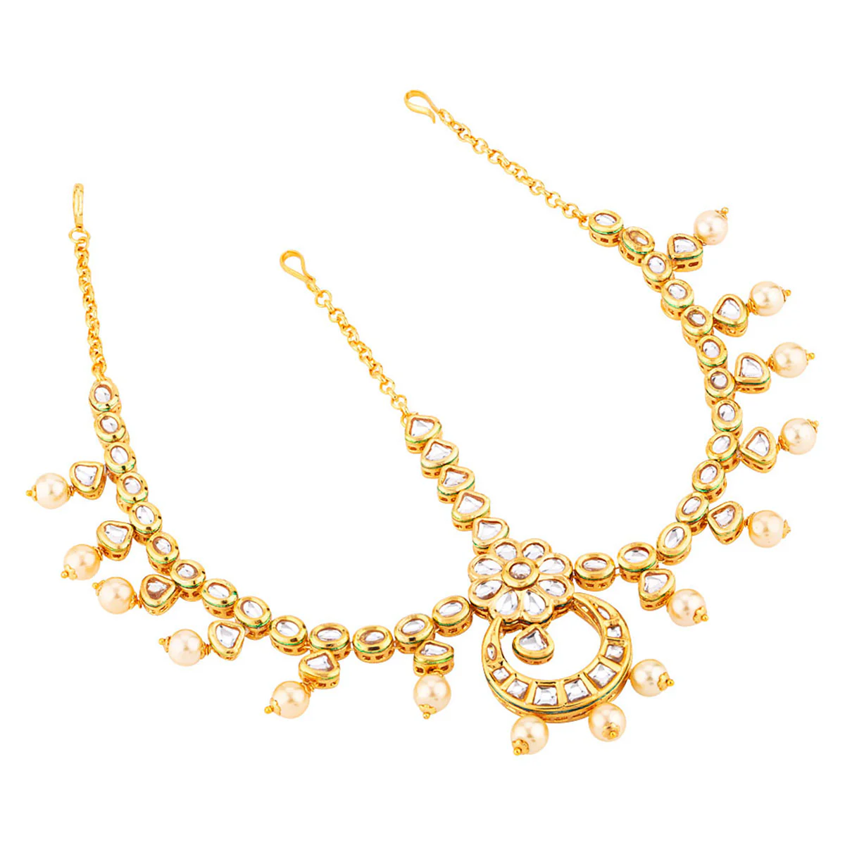Heavily Embellished Maang Tika - Image 3
