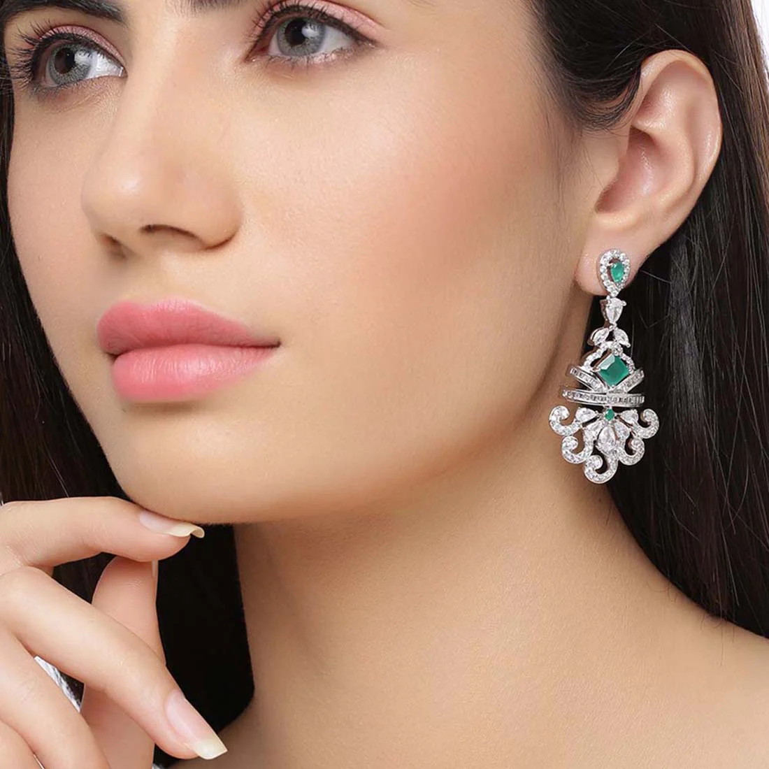 House of Royals Chandelier Earrings - Image 2