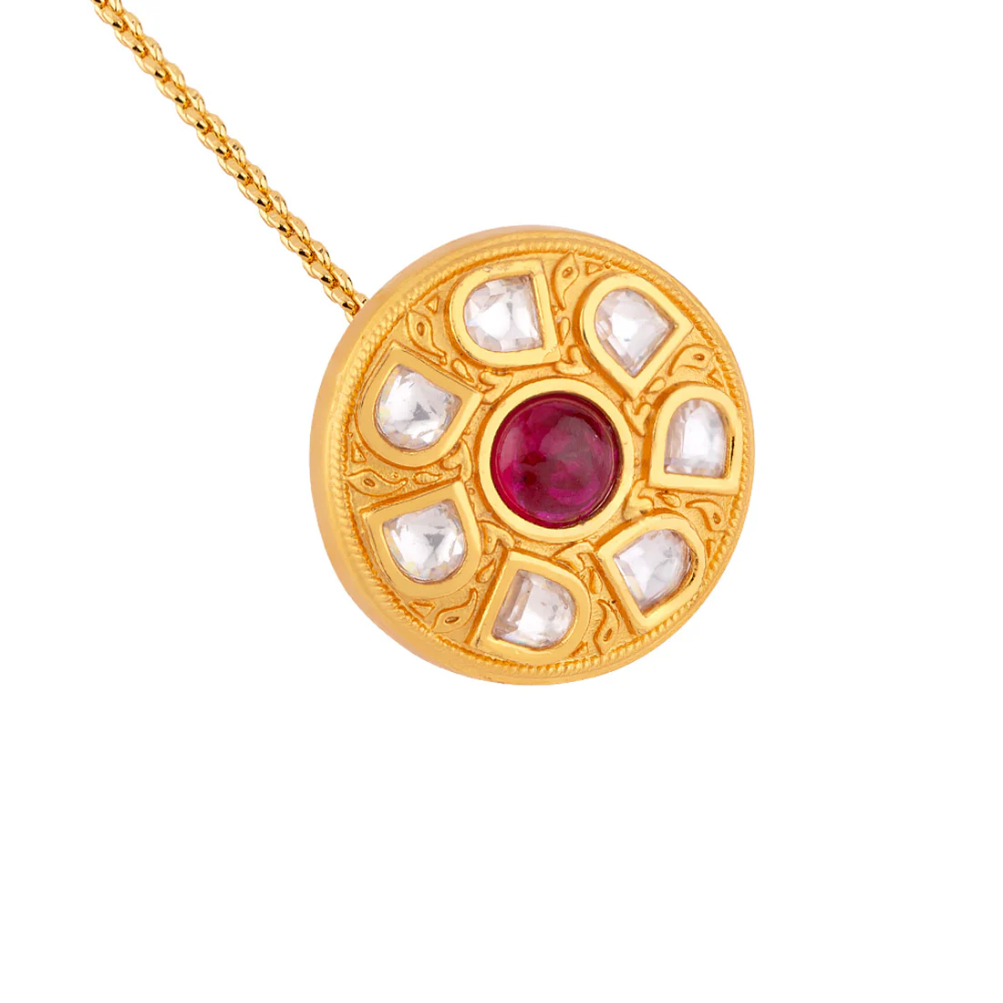 Indian Gold Toned Maang Tika - Image 3