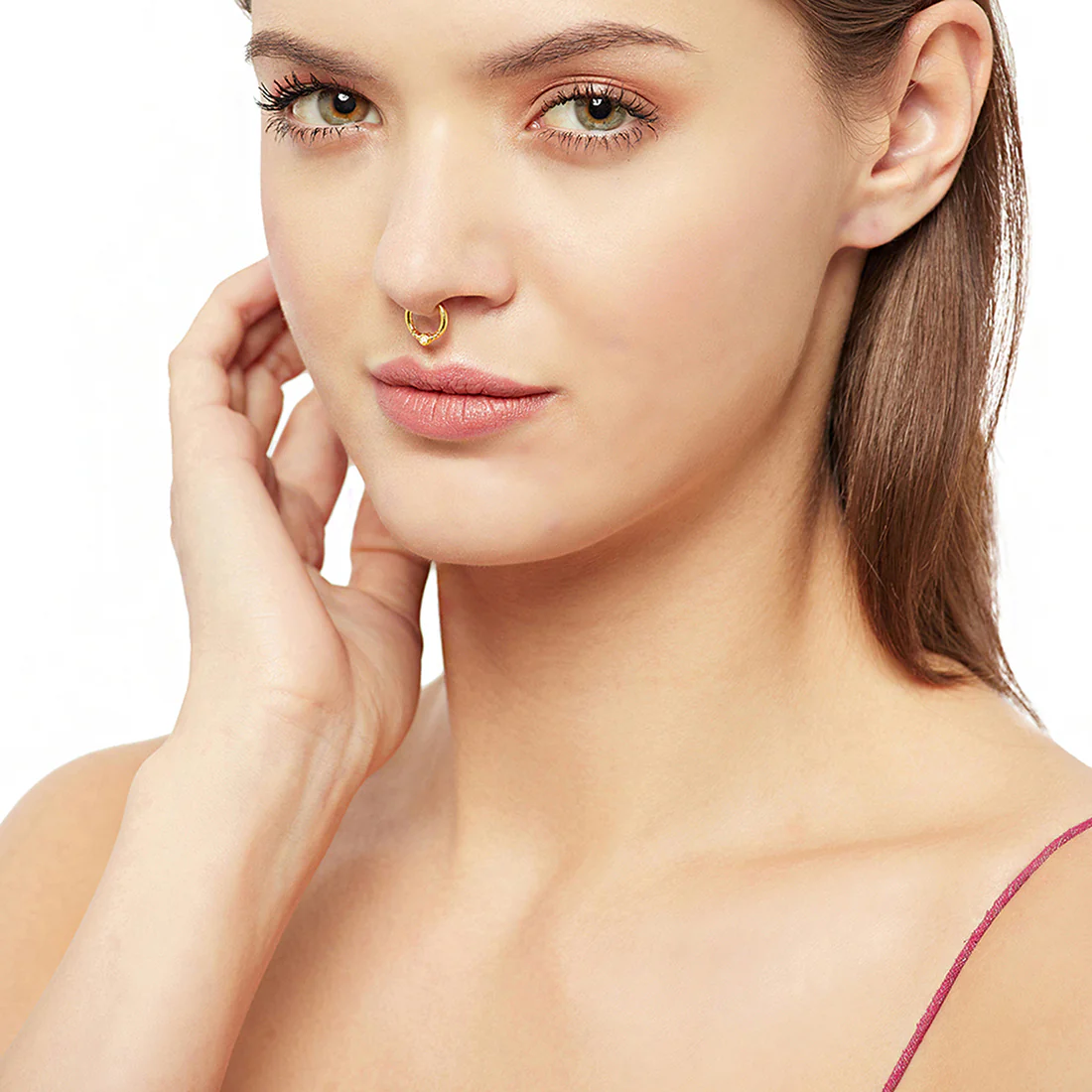 Indie Collectibles Gold Tone Nose Clip - Image 2