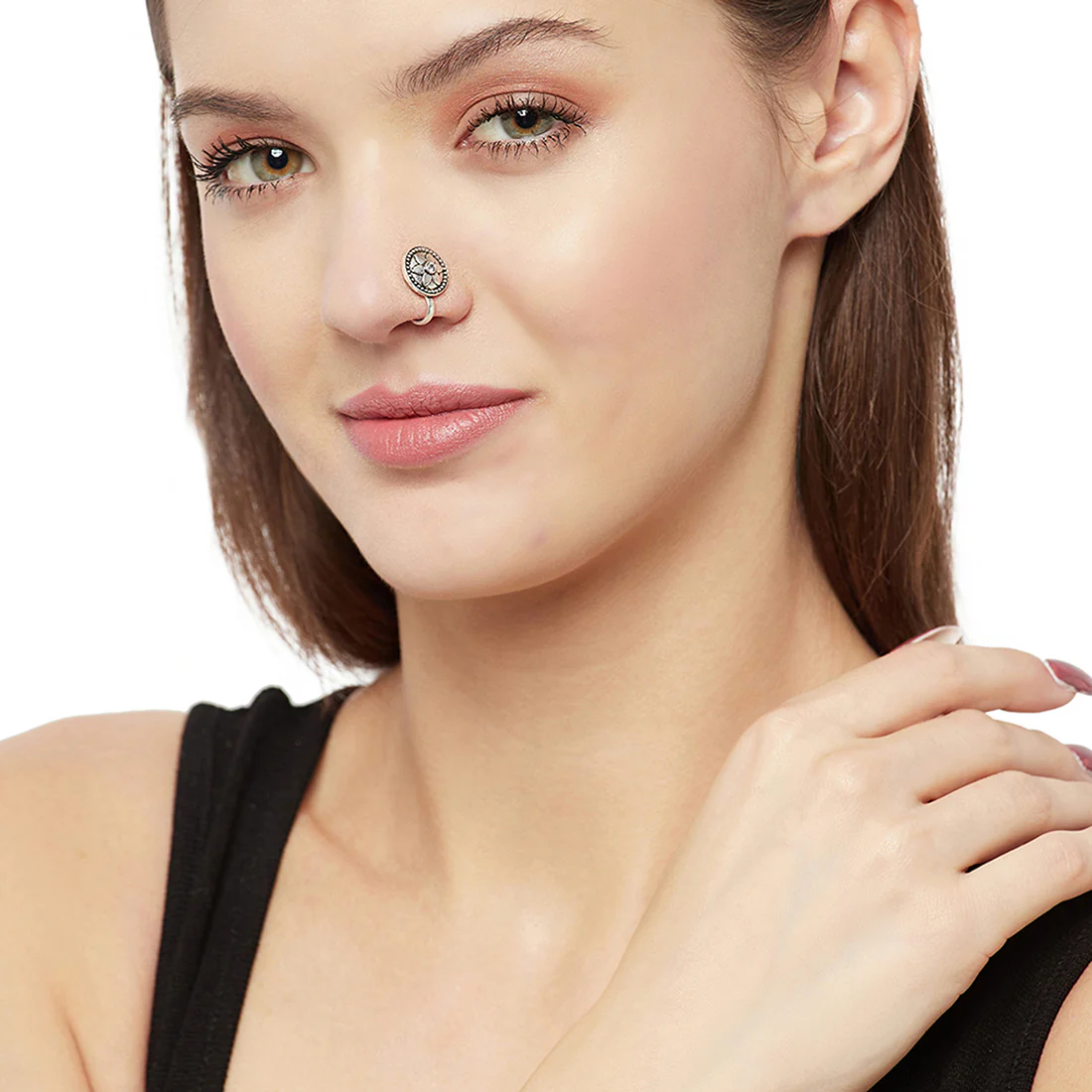 Indie Collectibles Oxidised Nose Pin - Image 2