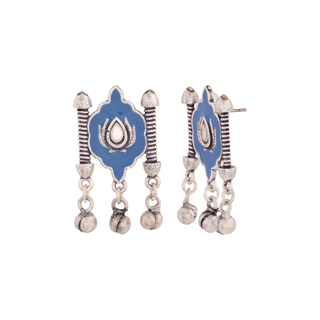 Indigo Affair Antique Inspired Earrings - Image 4