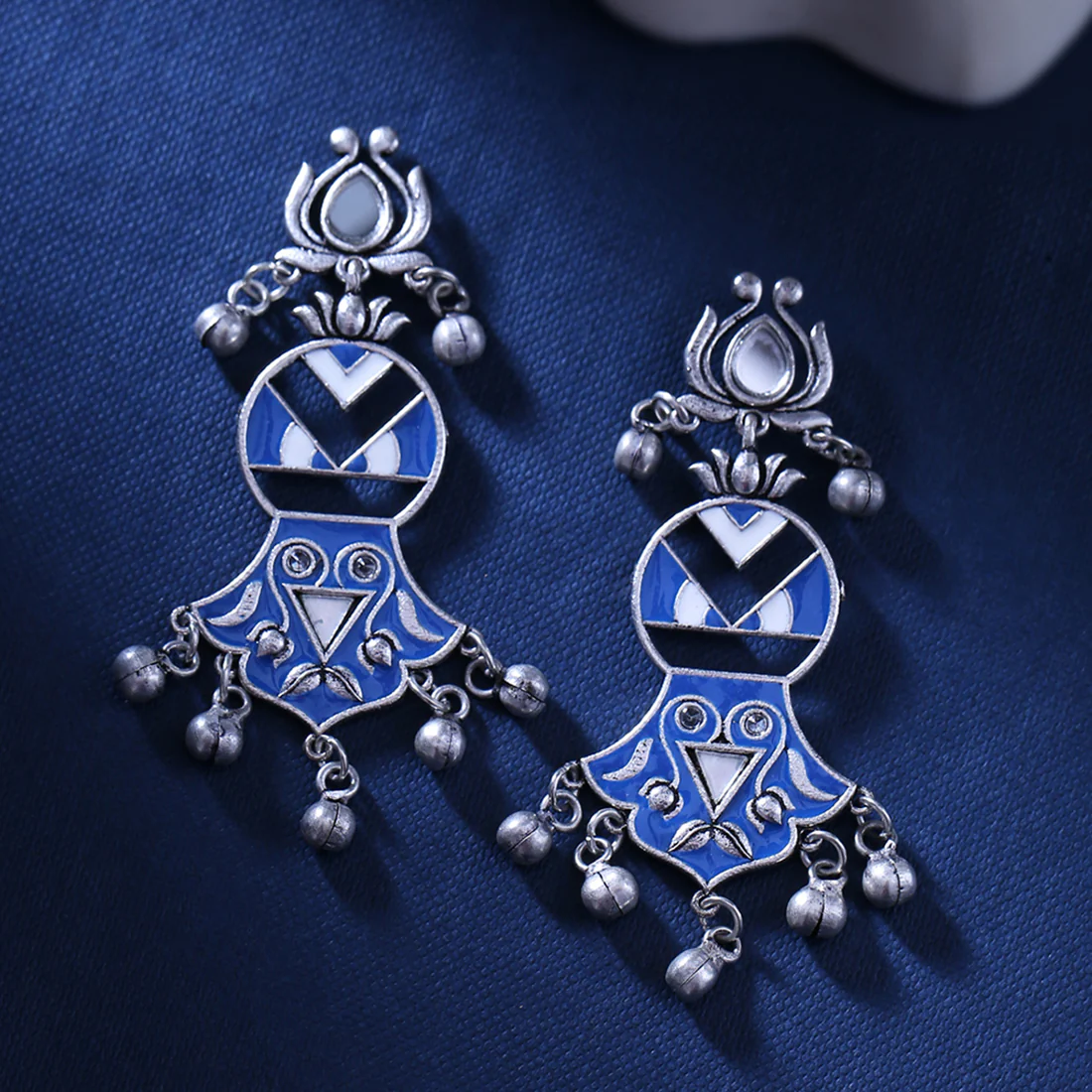 Indigo Affair Antique Style Drop Earrings