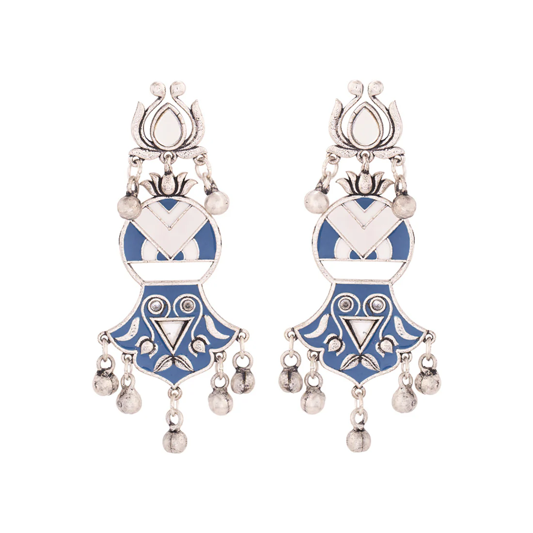 Indigo Affair Antique Style Drop Earrings - Image 3