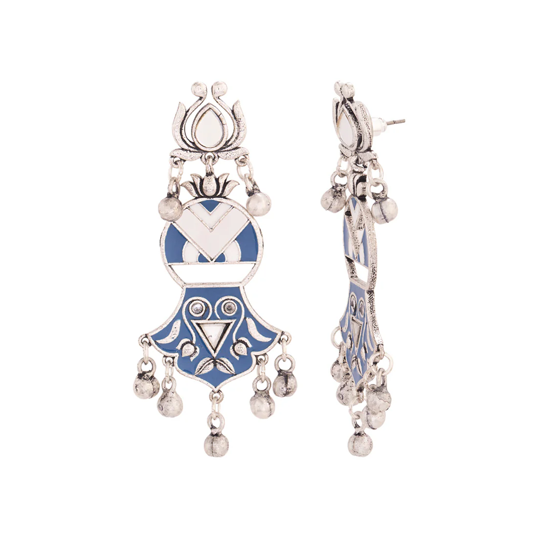 Indigo Affair Antique Style Drop Earrings - Image 4
