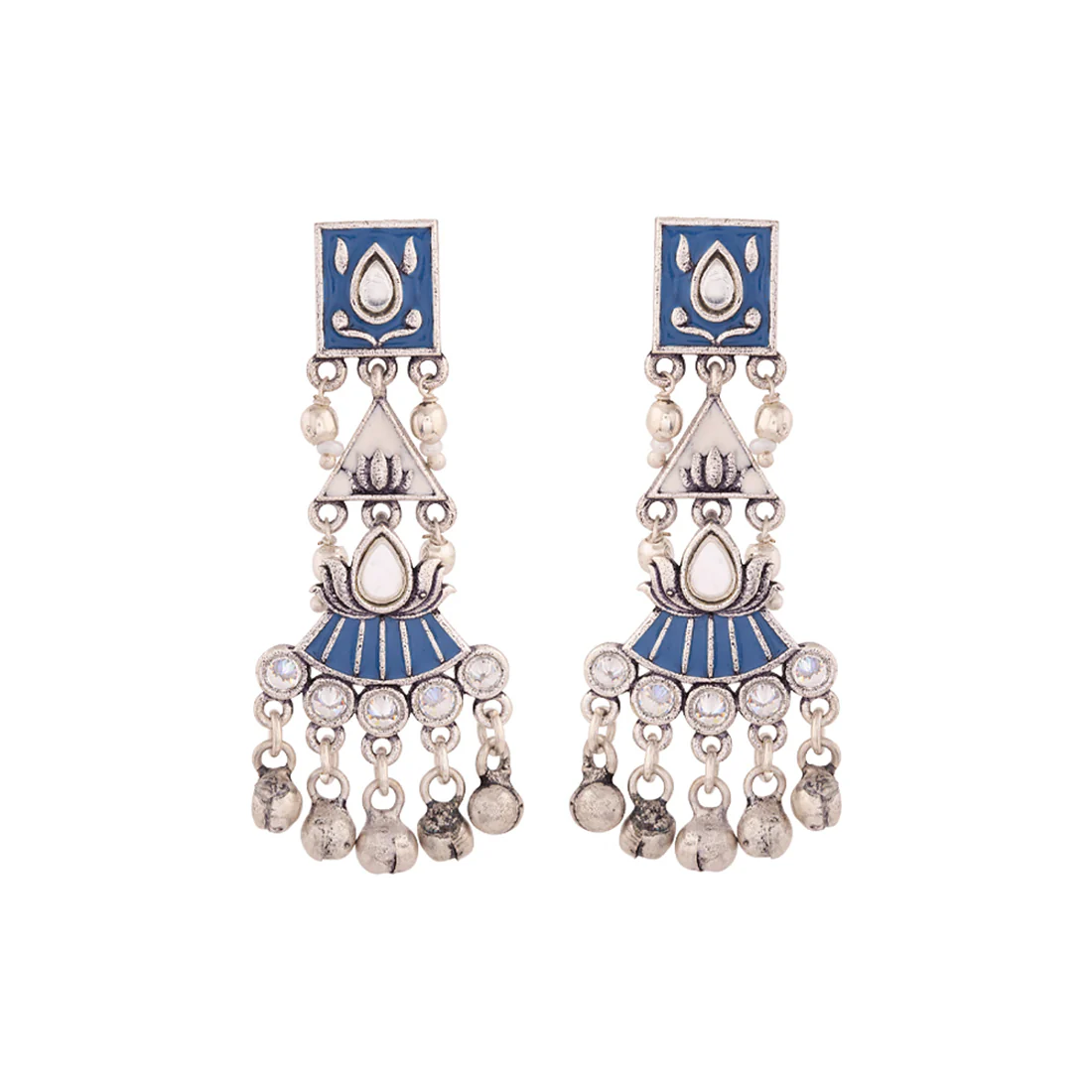 Indigo Affair Ethnic Inspired Earrings - Image 3