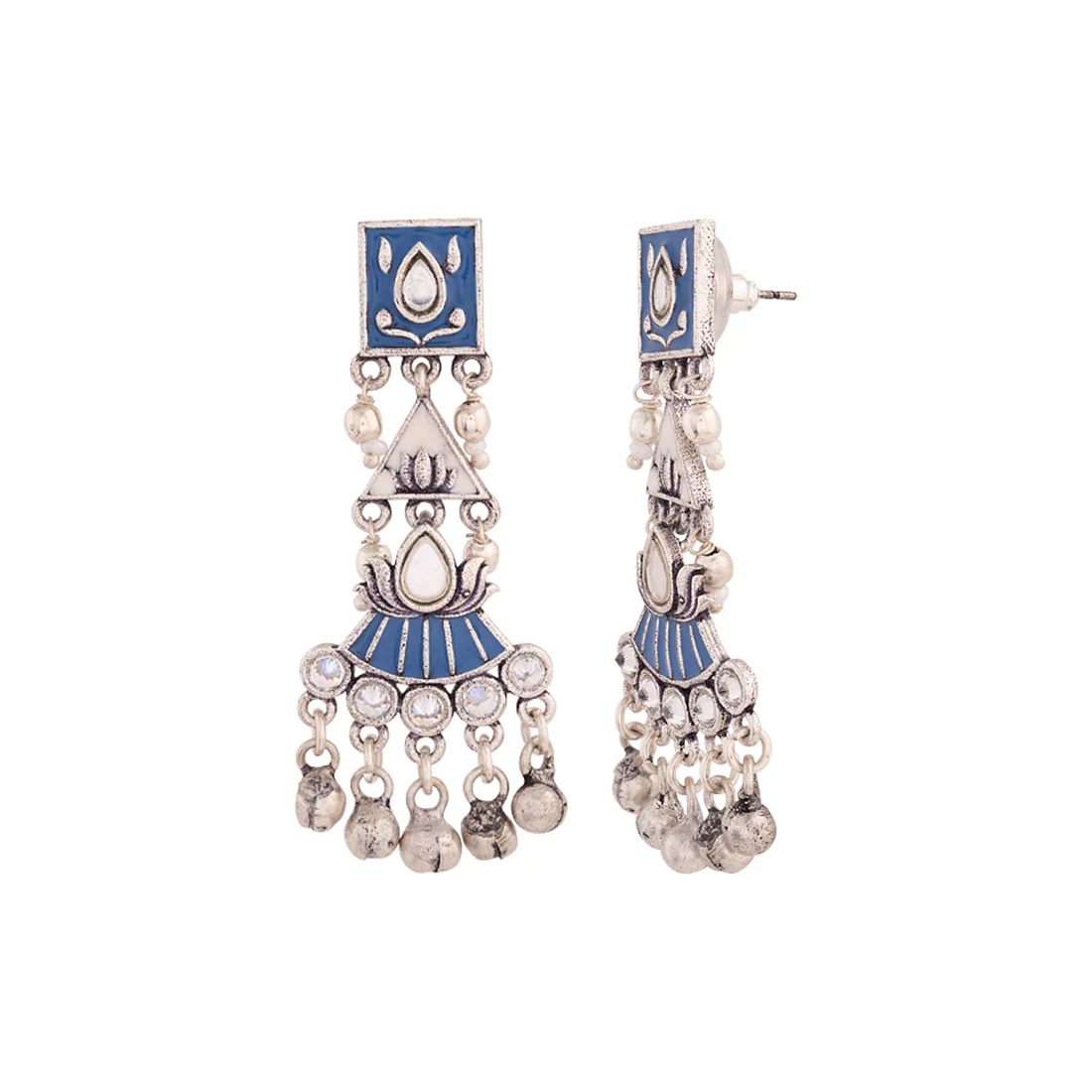 Indigo Affair Ethnic Inspired Earrings - Image 4