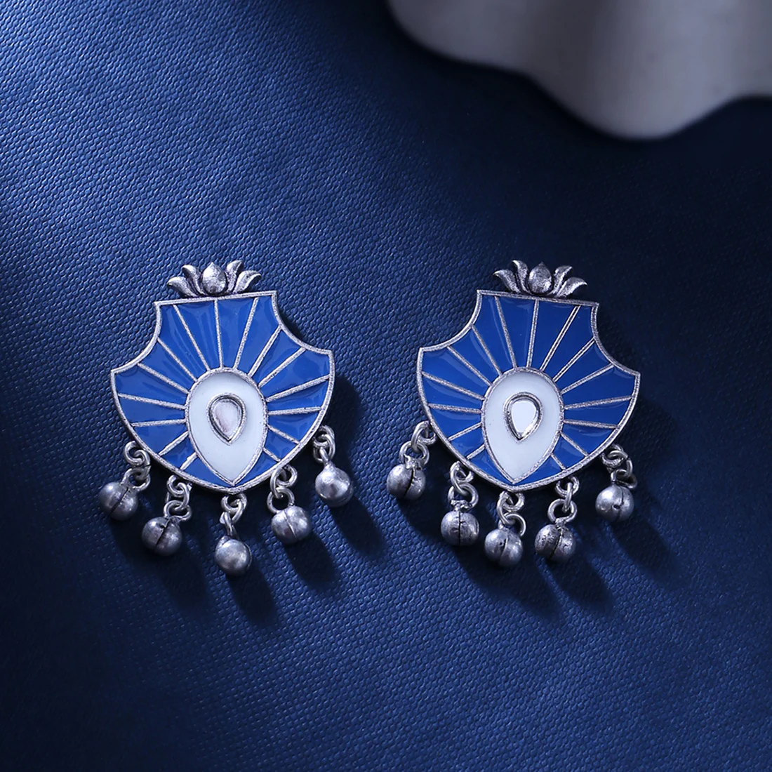 Indigo Affair Floral Inspired Stud Earrings