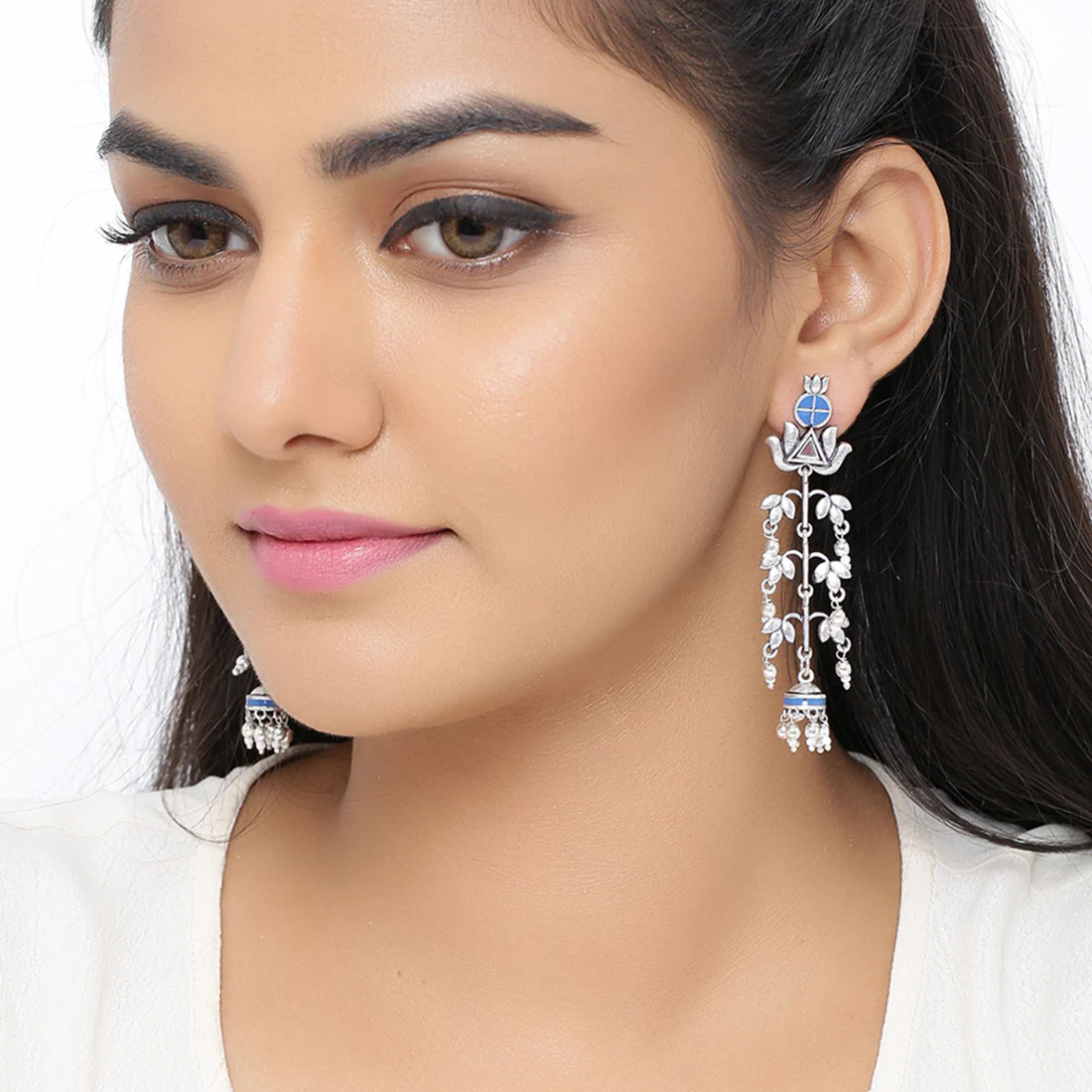 Indigo Affair Grapevine Earrings - Image 2