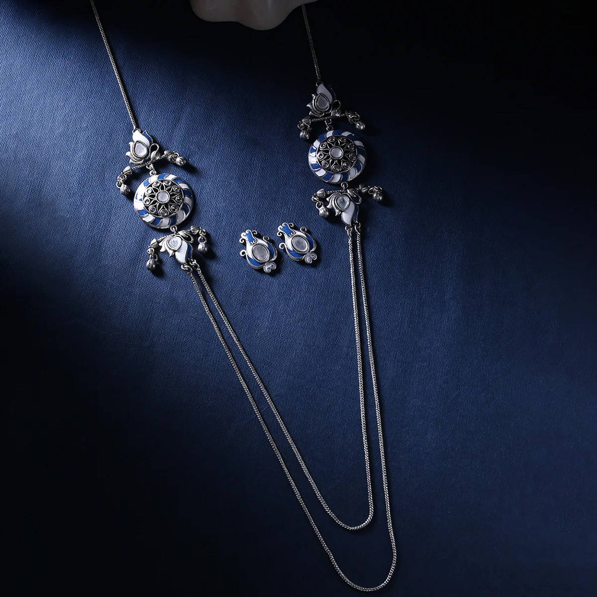 Indigo Affair Layered Necklace Set