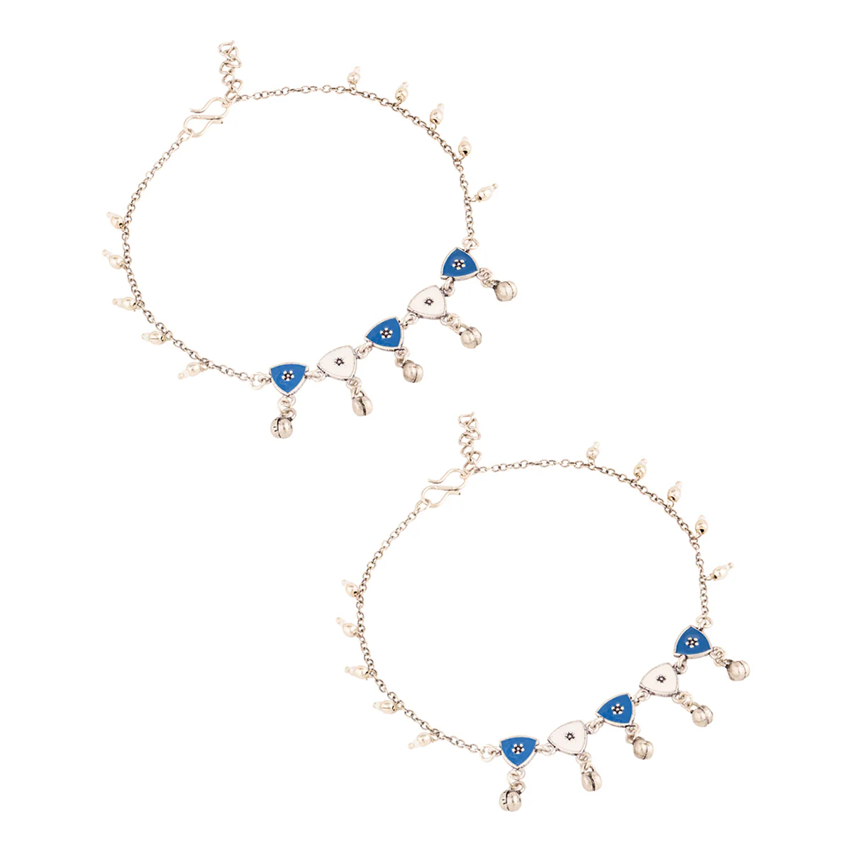 Indigo Affair Lightly Embellished Anklets - Image 4