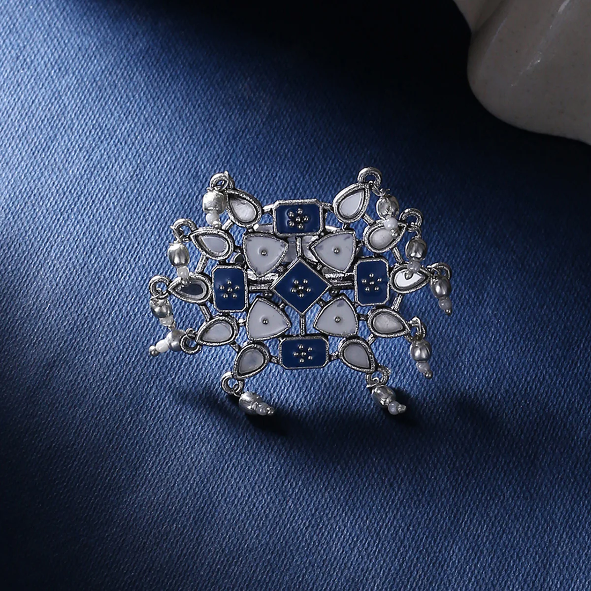 Indigo Affair Spokes Cutwork Ring