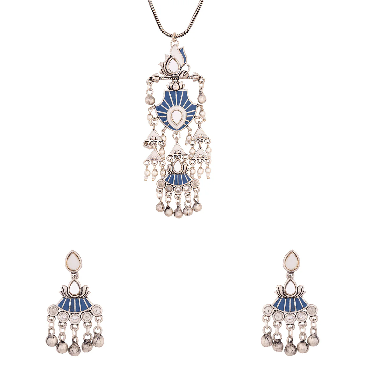 Indigo Affair Tribal Inspired Pendant Set - Image 3