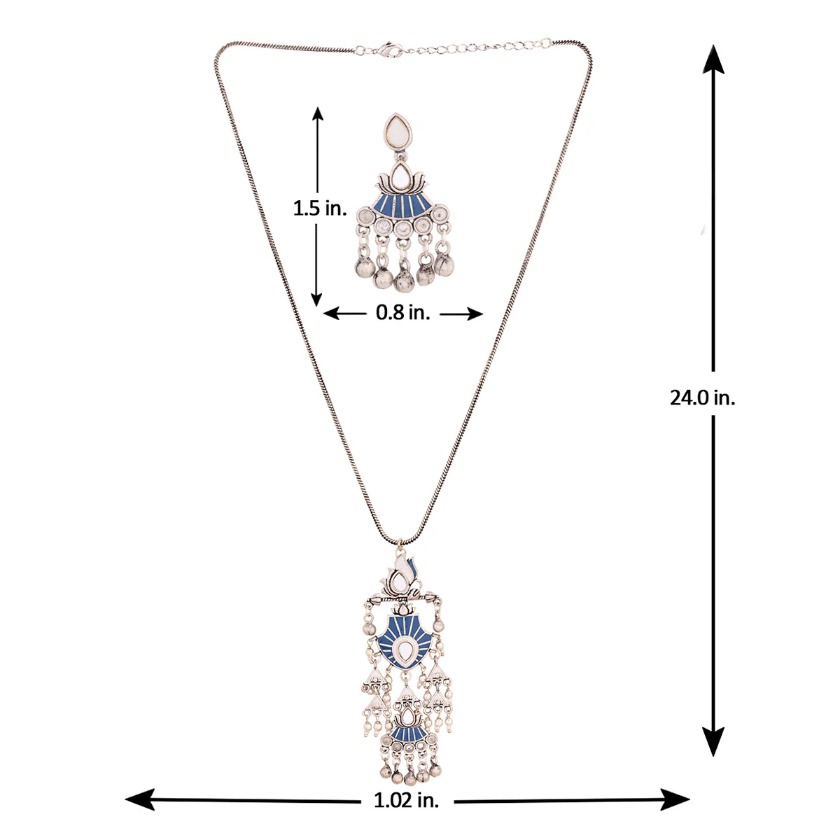 Indigo Affair Tribal Inspired Pendant Set - Image 7