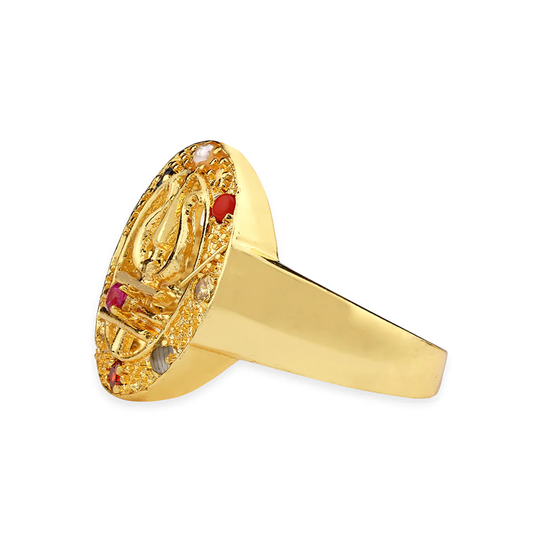 Kailasha Circular Trident Ring - Image 2