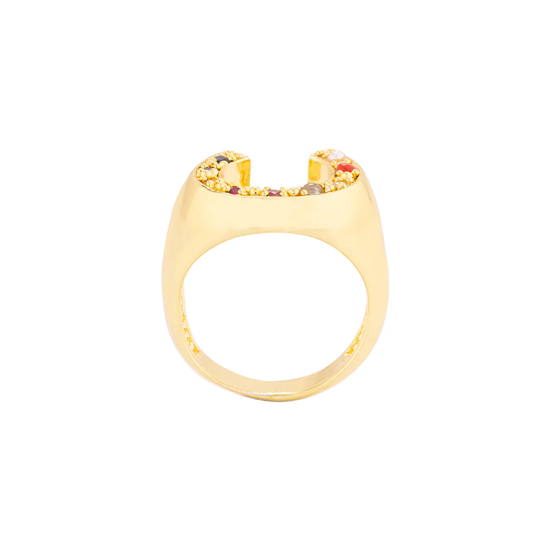 Kailasha Horseshoe Men's Ring - Image 3