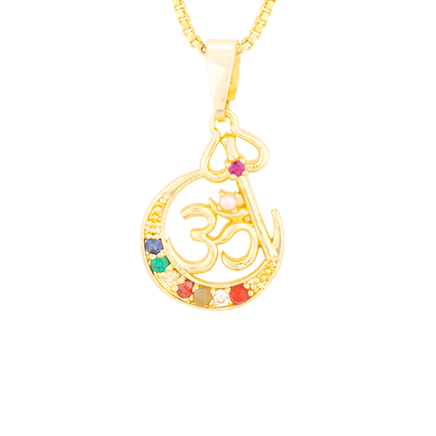 Kailasha OM and Trishul Pendant - Image 2