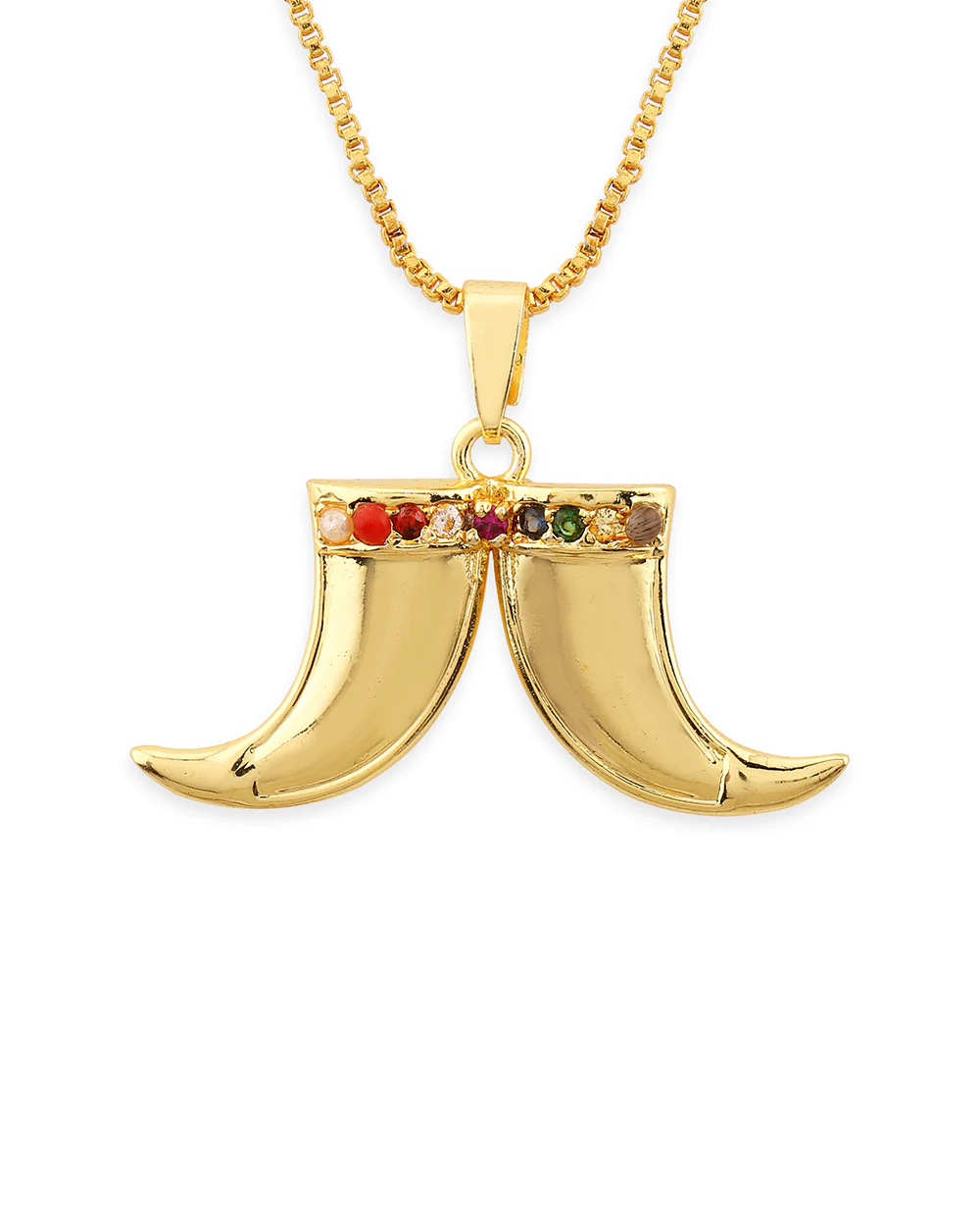 Kailasha Royal Sword Pendant With Chain - Image 2